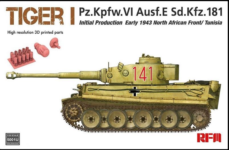 Ryefield model 1/35 Tiger 1 initial Production, Early 1943 North African Front
