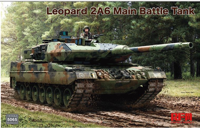 Ryefield Model 1/35 Leopard 2A6 MBT with Working Tracks