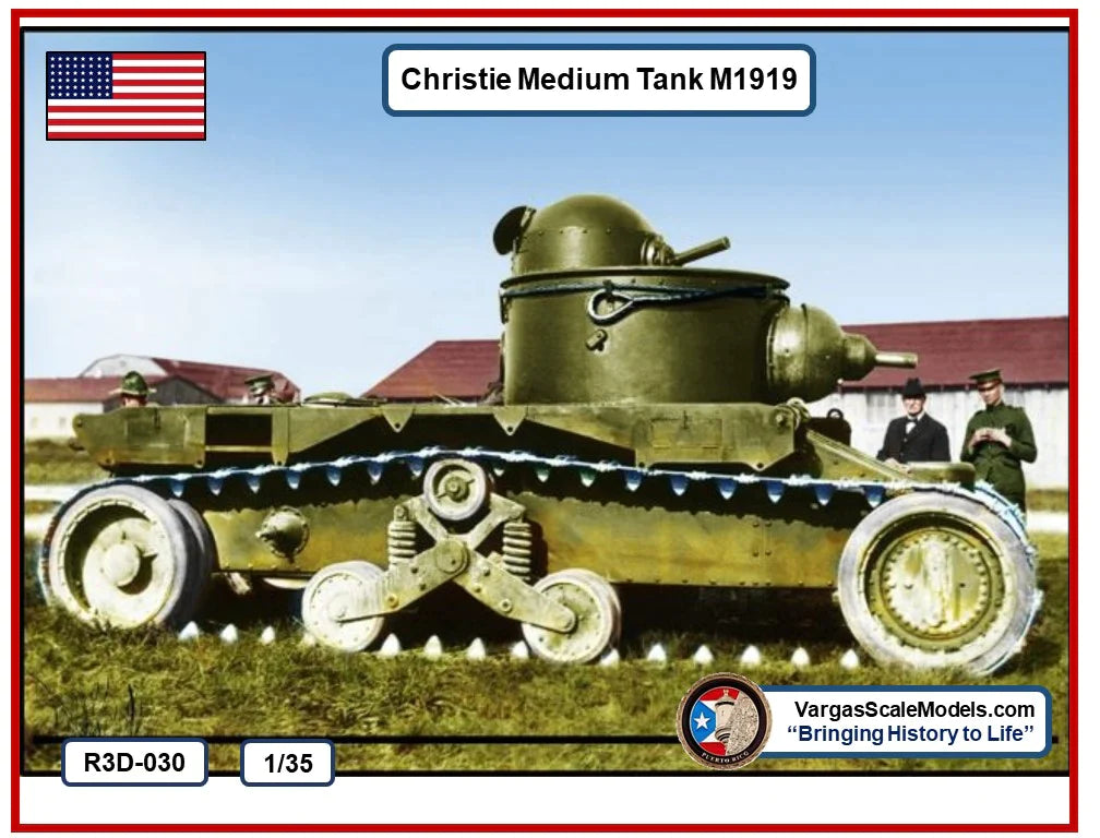 Luis Vargas 1/35 Christie M1919 Medium Tank, Interwar Series