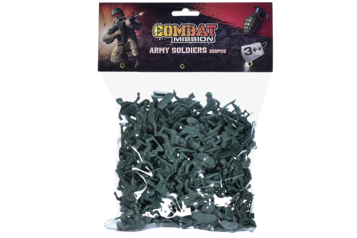 Combat Mission: 160 Piece Bag of Army Soldiers