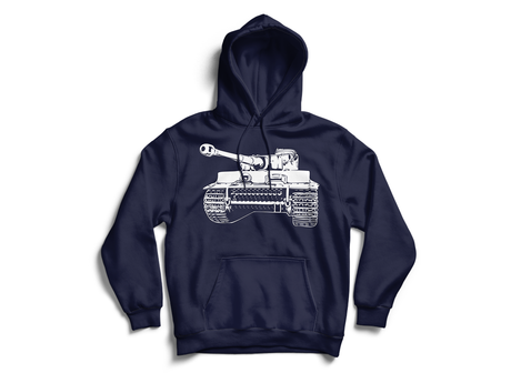 Graphic Tiger Hoodie - The Tank Museum