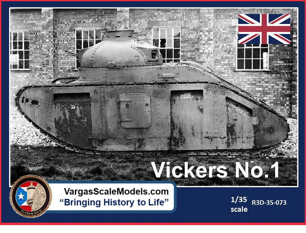 Luis Vargas 1/35 Vickers No. 1 Infantry Tank