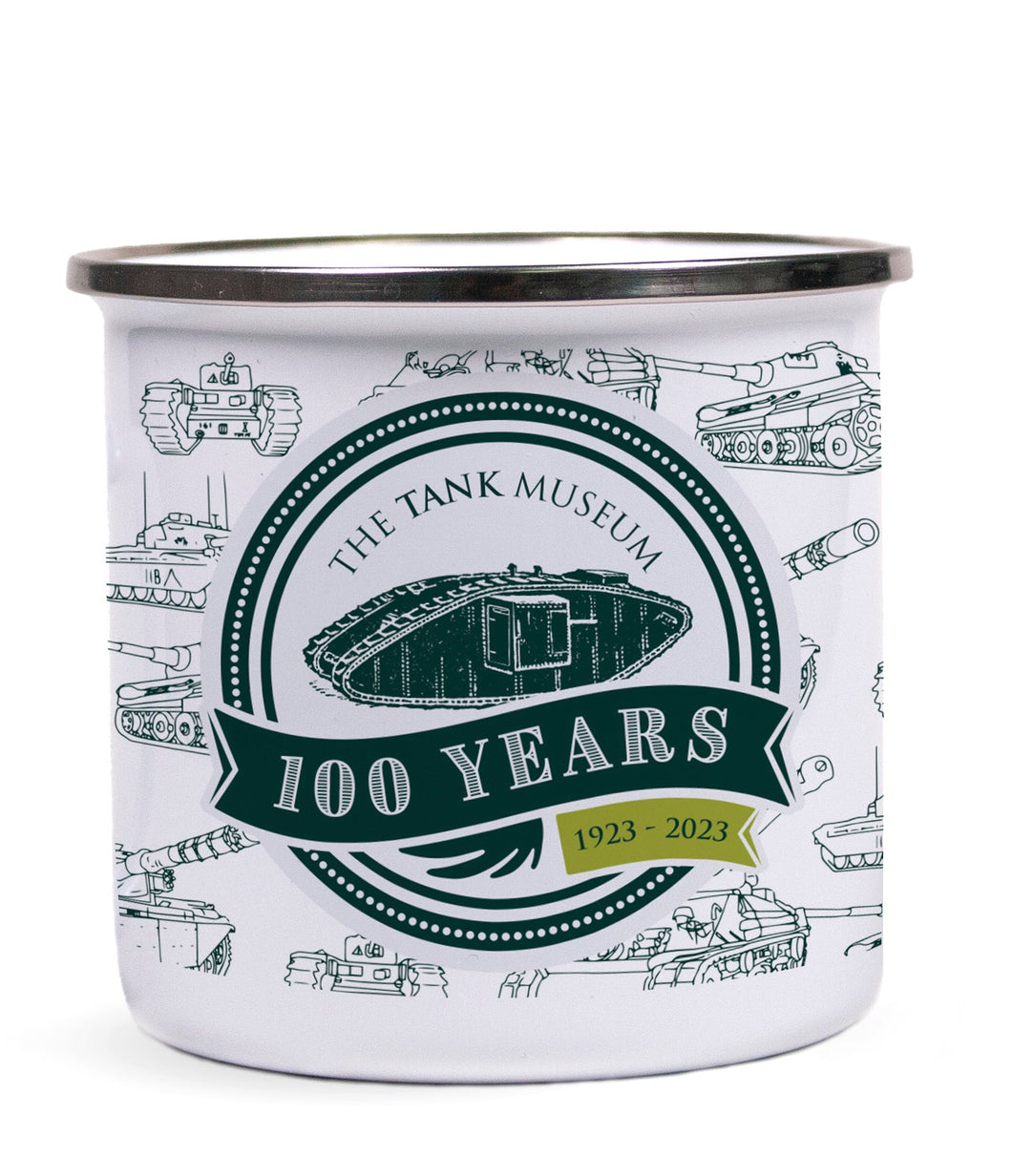 100 Years Enamel Mug
