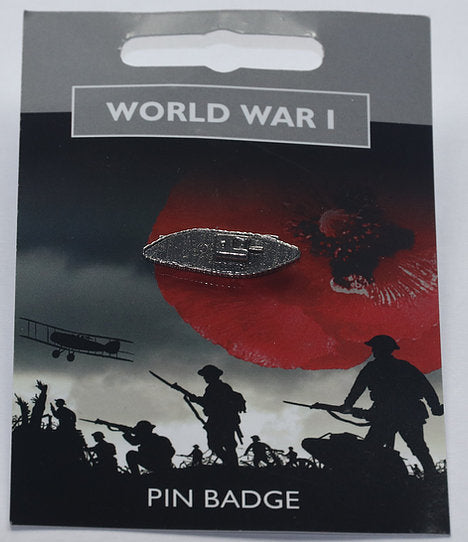 Replica World War 1 Tank Pin Badge