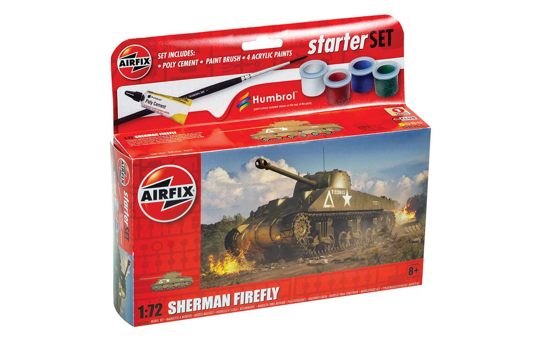 Airfix 1/72 Sherman Firefly Starter Set