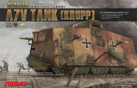 Meng 1/35 A7V Tank (Krupp) - The Tank Museum