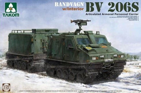 Takom 1/35 Bandvagn BV 206S Articulated APC Model Kit Scale Model Takom