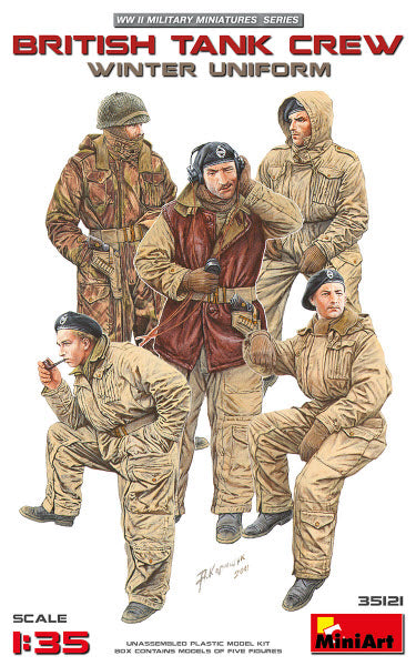 Miniart British Tank Crew- Winter Uniform Model Accessories MiniArt
