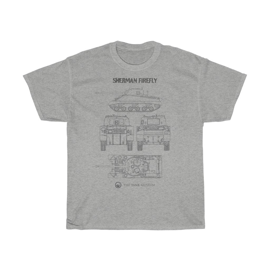 Sherman Firefly Blueprint T-Shirt – The Tank Museum