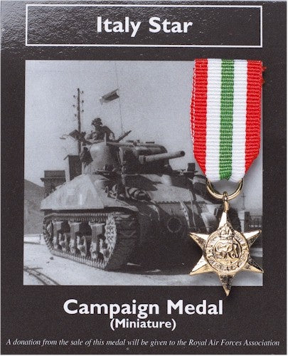 Replica Italy Star Campaign Medal