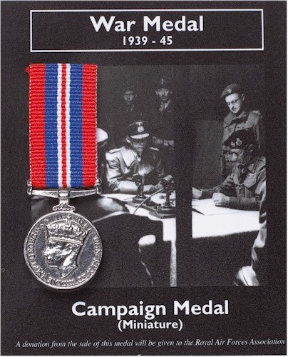 WW2 Africa 4 + Defence Medal - Full Size, Miniatures, Court or Swing