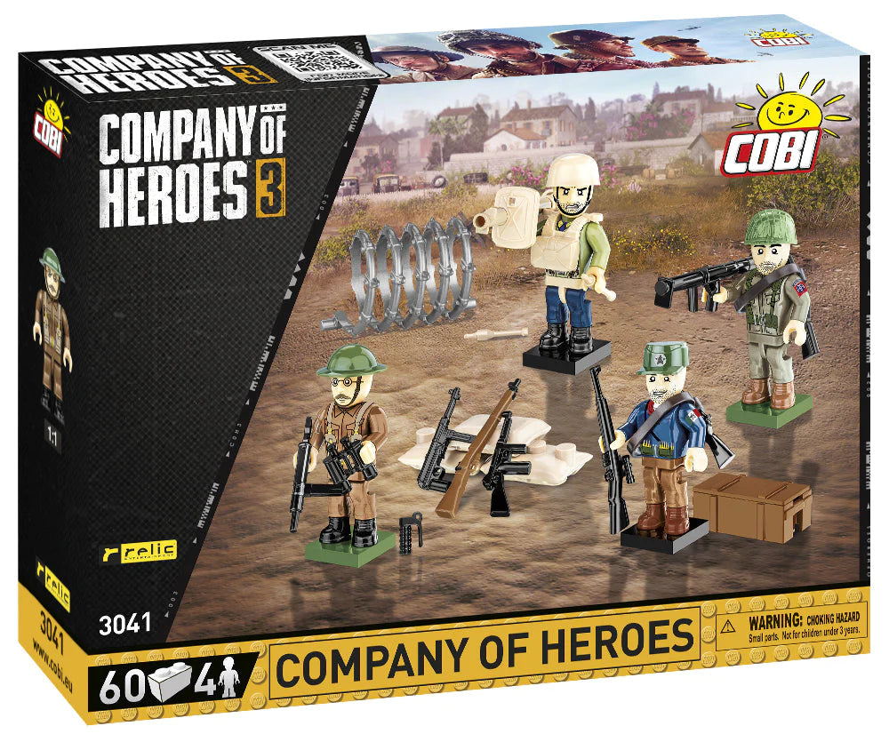 Cobi Company of Heroes 3: 4 Figures & Accessories