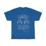Churchill VII Blueprint T-Shirt