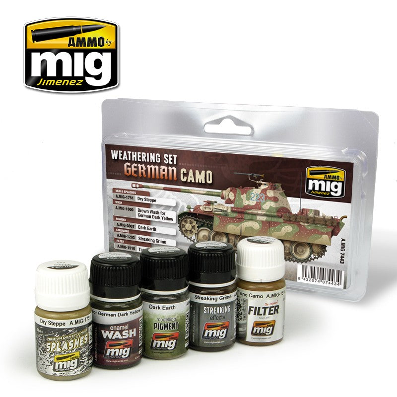Ammo by Mig German Camouflage Weathering Set