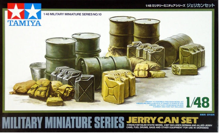 Tamiya 1/48 Military Miniatures Jerry Can Set