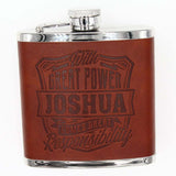 Novelty First Name Hip Flask A - K