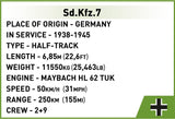 Cobi Sd.Kfz. 7 Half-Track