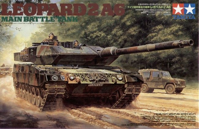 Tamiya 1/35 Leopard 2 A6 Main Battle Tank
