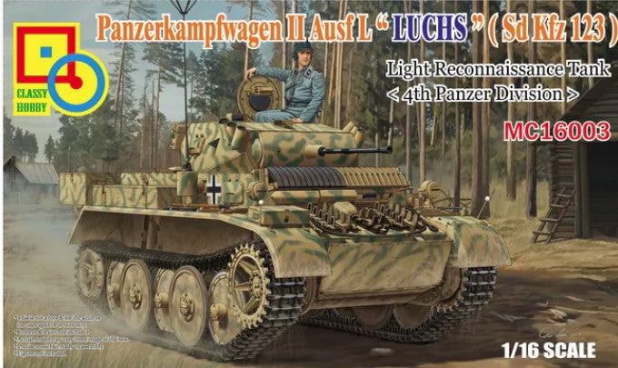 Classy Hobby 1/16 Panzerkampfwagen II Ausf L 