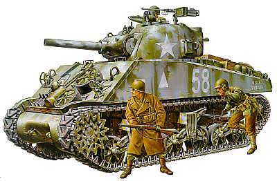 Tamiya 1/35 M4A3 Sherman   105mm Howitzer - The Tank Museum