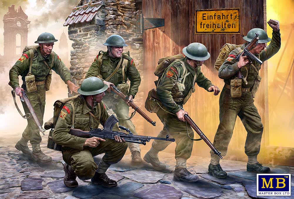 1:35 British Infantry. Western Europe. 1944-1945 (5 figures)