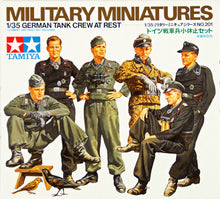 Load image into Gallery viewer, Tamiya 1/35 Military Miniatures German Tank Crew at rest

