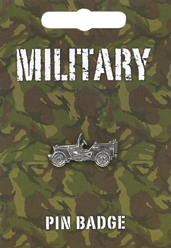 Military Jeep Pewter Pin