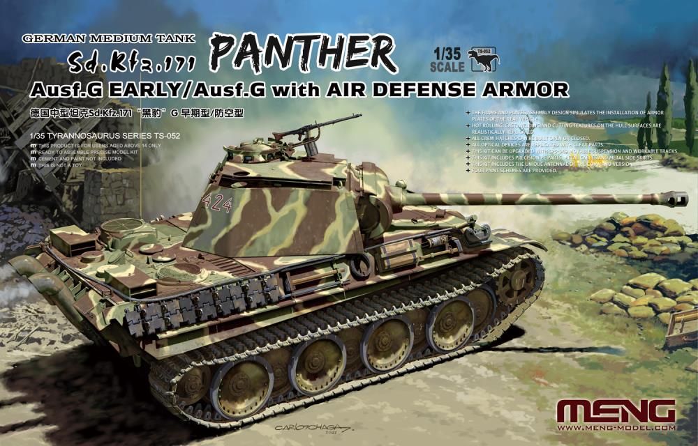 Meng 1/35 Panther Ausf. G early with Air Defense Armour