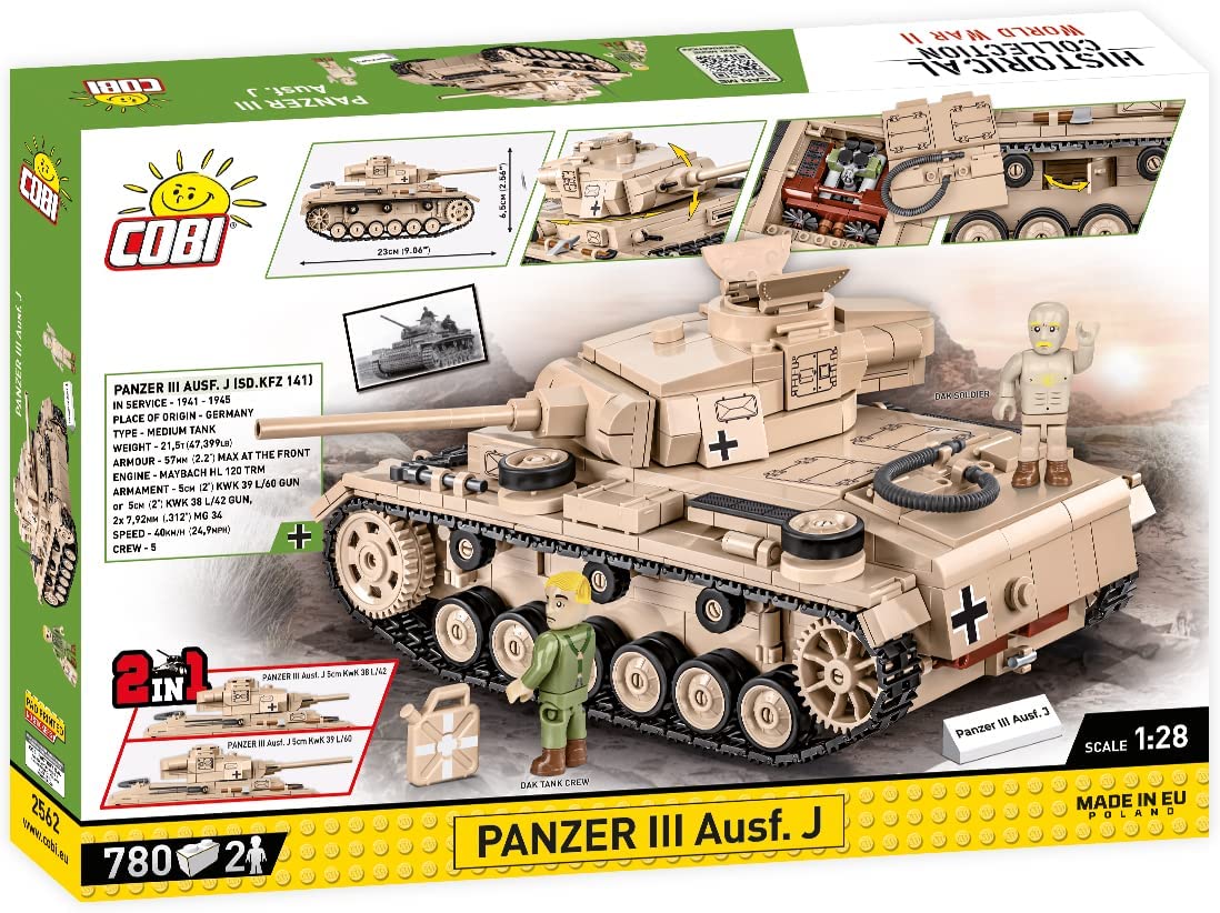 COBI 1/72 Panzer IV AUSF J Nano Tank (3097) USA Shop
