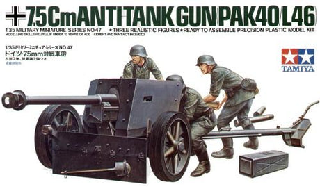Tamiya 1/35 7.5m Anti-Tank Gun Pak40/L46 - The Tank Museum