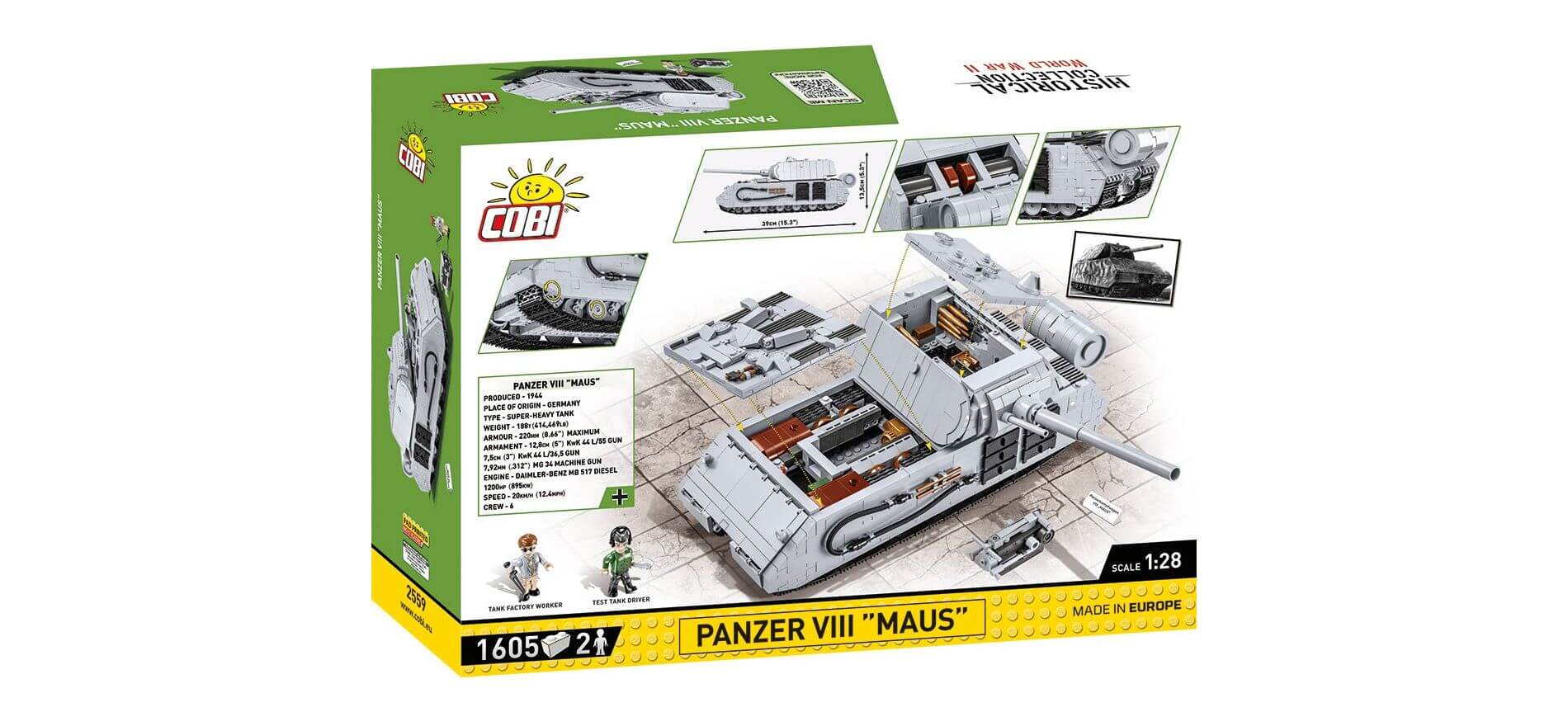 Lego best sale cobi maus