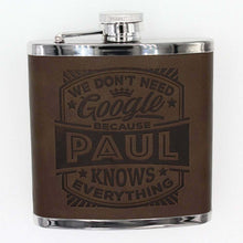Load image into Gallery viewer, Novelty First Name Hip Flask L - W
