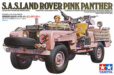 Tamiya 1/35 SAS Land Rover Pink Panther - The Tank Museum