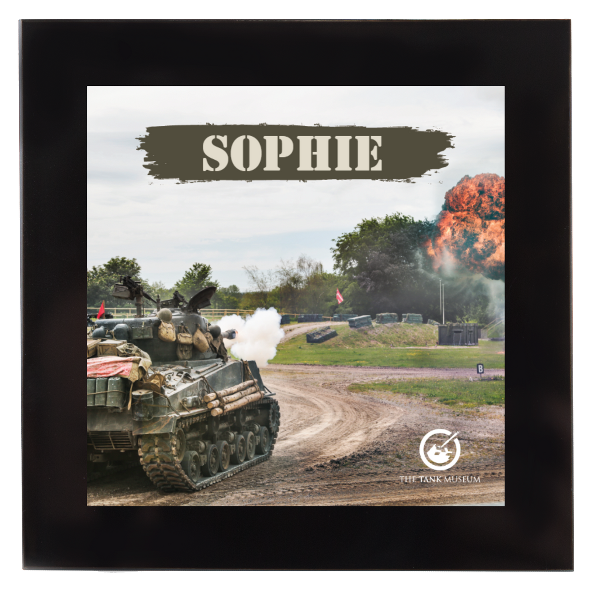 Tanks in Action Square Coaster – The Tank Museum