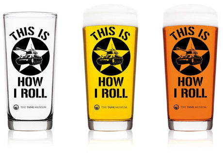 This Is How I Roll Pint Glass
