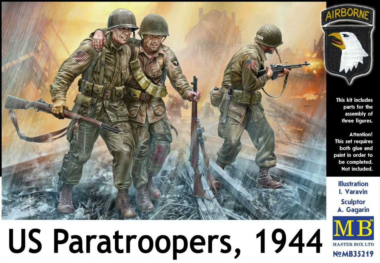 Master Box 1/35 US Paratroopers. 1944 figures