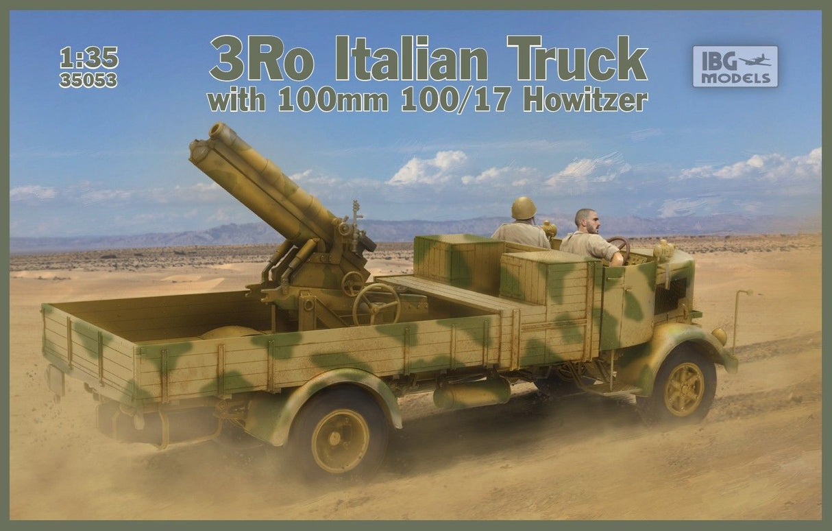 IBG 1/35 3Ro Italian truck with 100 mm 100/17 howitzer.