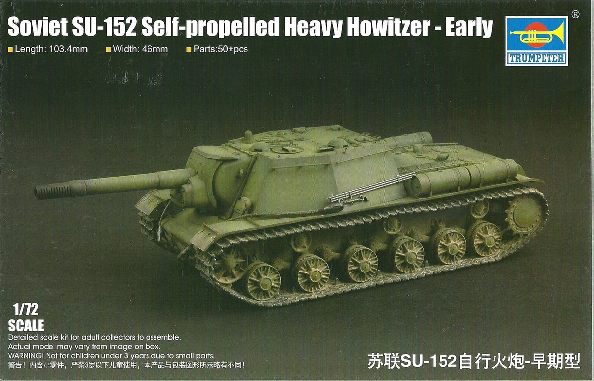 Soviet SU-152 Tank - Late Trumpeter 05568 Soviet SU-152 Tank - Late Trumpeter 05568