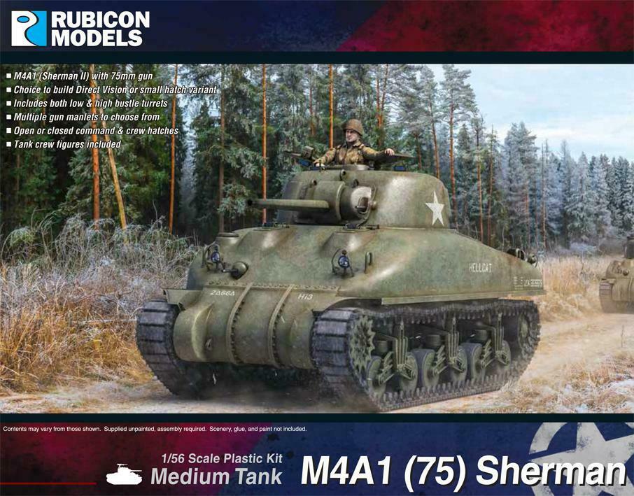 Rubicon Models 1/56 M4A1 (75) Sherman
