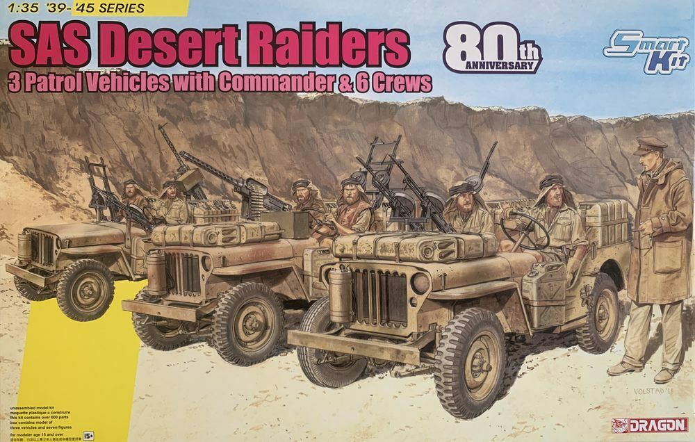 Dragon Models 1/35 SAS Desert Raiders "80th Anniversary" set