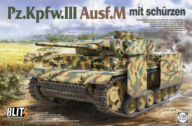 Takom (Blitz) 1/35 Pz.Kpfw 3 Ausf.M