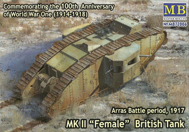 Master box 1/72 MK 2 "Female" WW1 British Tank Scale Model Master Box