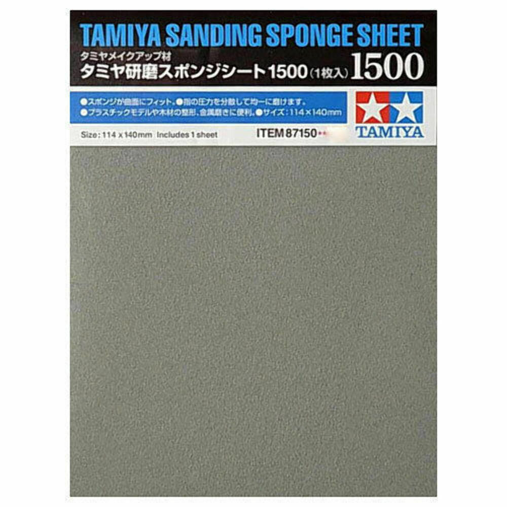 Tamiya sanding sponge sheet 1500 grit.
