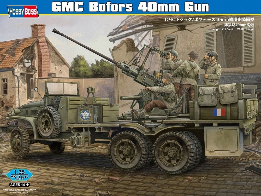 Hobby Boss 1/35 GMC Bofors 40 mm Gun