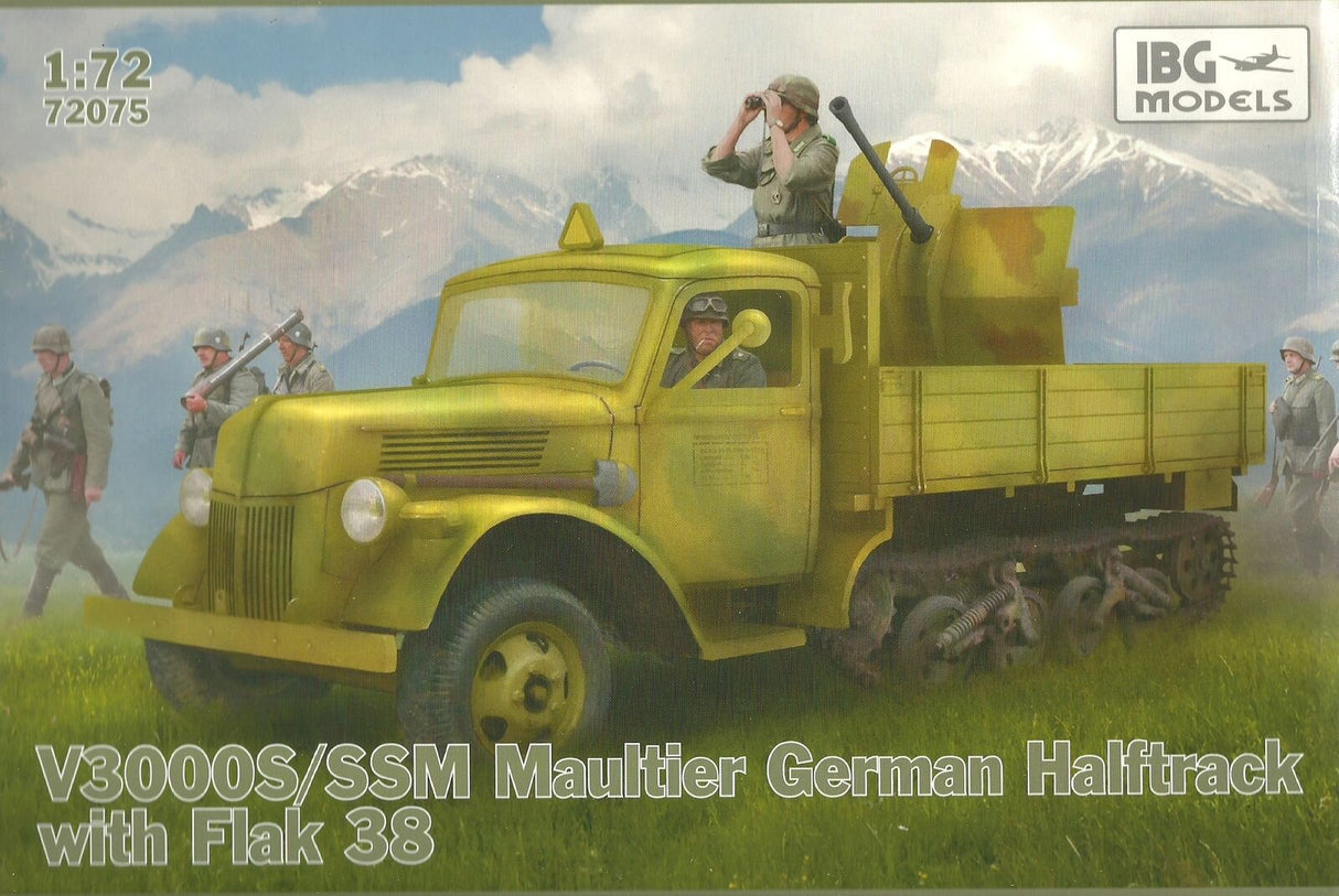 IBG 1/72 Maultier German Halftrack with Flak 38