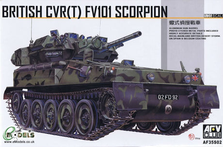 OOS AFV Club 1/35 CVR(T) FV101 Scorpion - The Tank Museum