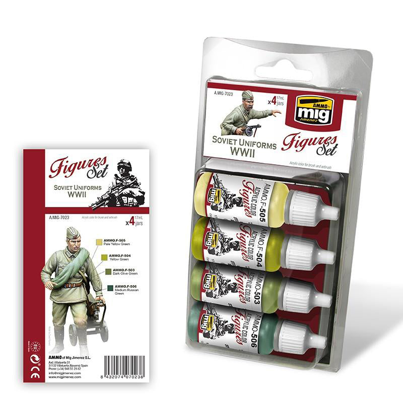 Ammo by MIG Soviet Uniforms WW2 Paint set