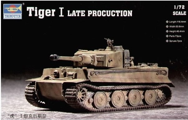 Trumpeter 1/72 Tiger 1, Late Production