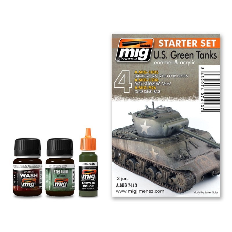 Ammo By Mig US Green Tanks Starter Set – The Tank Museum