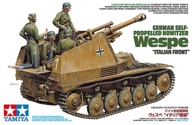 Tamiya 1/35 German Self-Propelled Howitzer Wespe